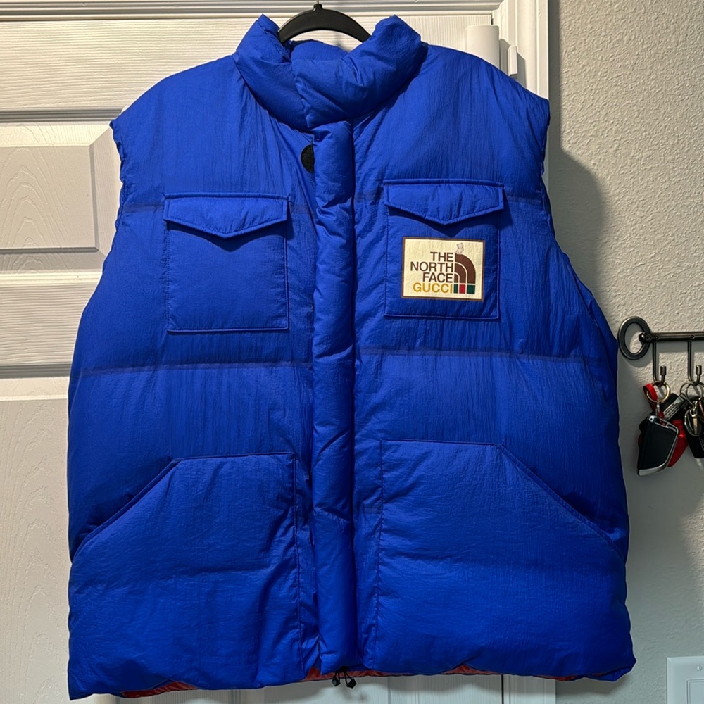 GUCCI NORTH FACE PUFFY VEST
